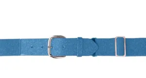 AUGUSTA ADULT ADJUSTABLE BASEBALL/SOFTBALL BELT  COLUMBIA BLUE