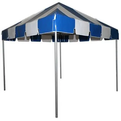 Blue/White Striped Tent - 20' x 50'