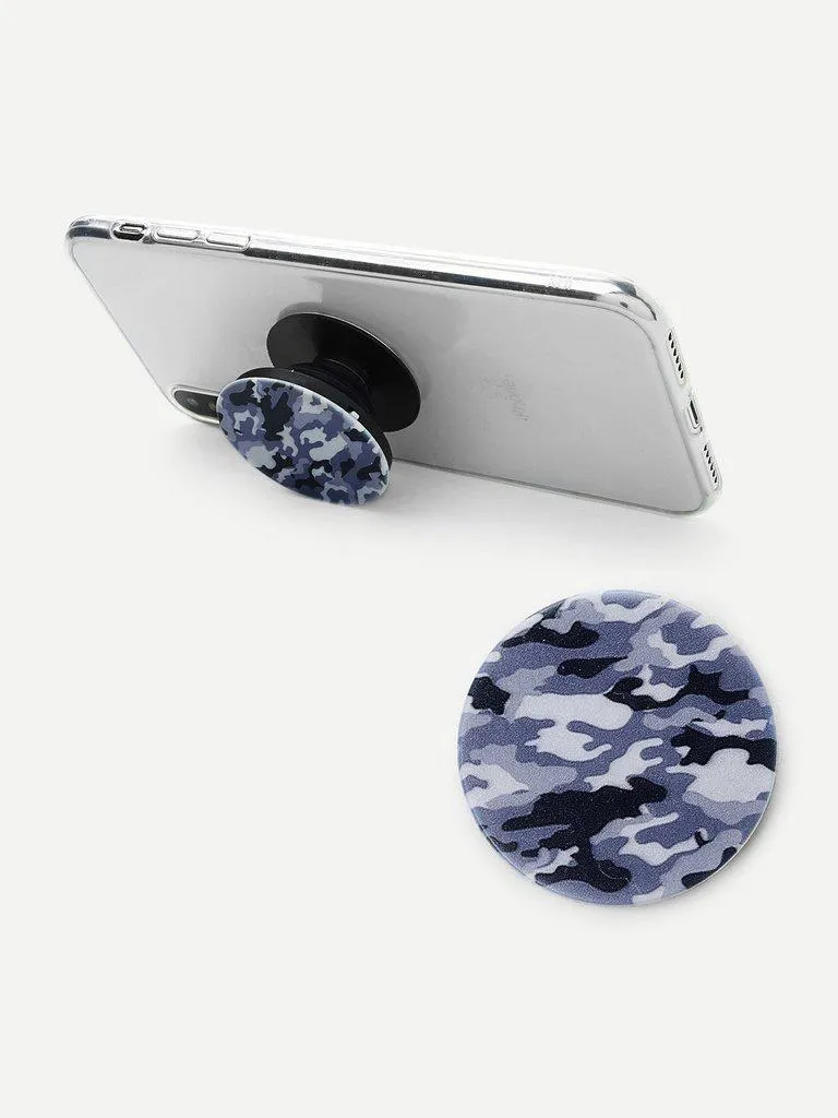 Camouflage Print Durable Phone Holder