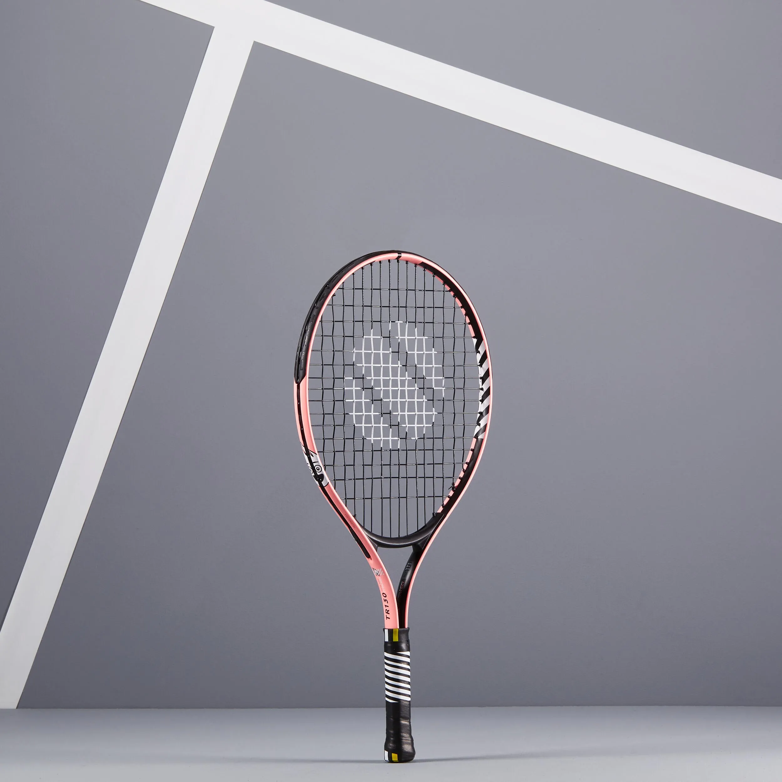 Children's tennis racket - TR130 21 pink ARTENGO, pink/black