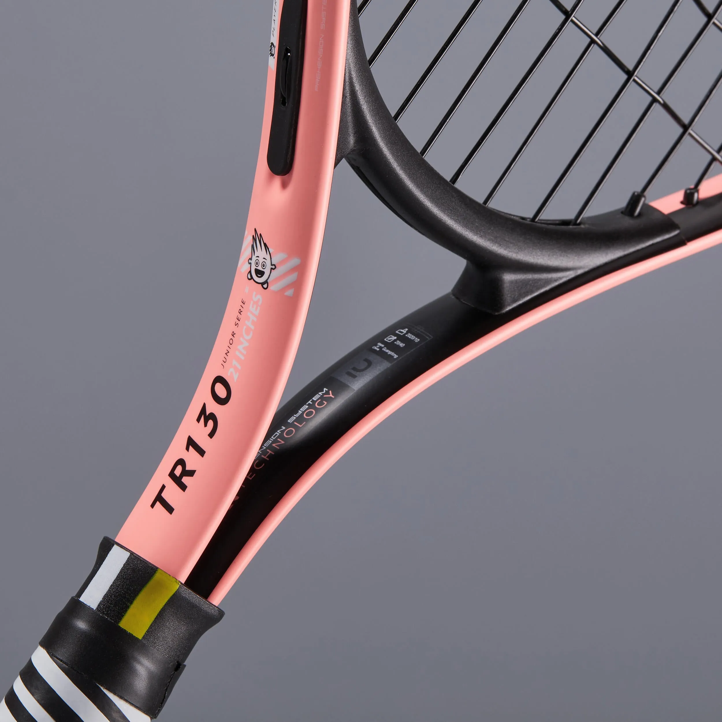 Children's tennis racket - TR130 21 pink ARTENGO, pink/black