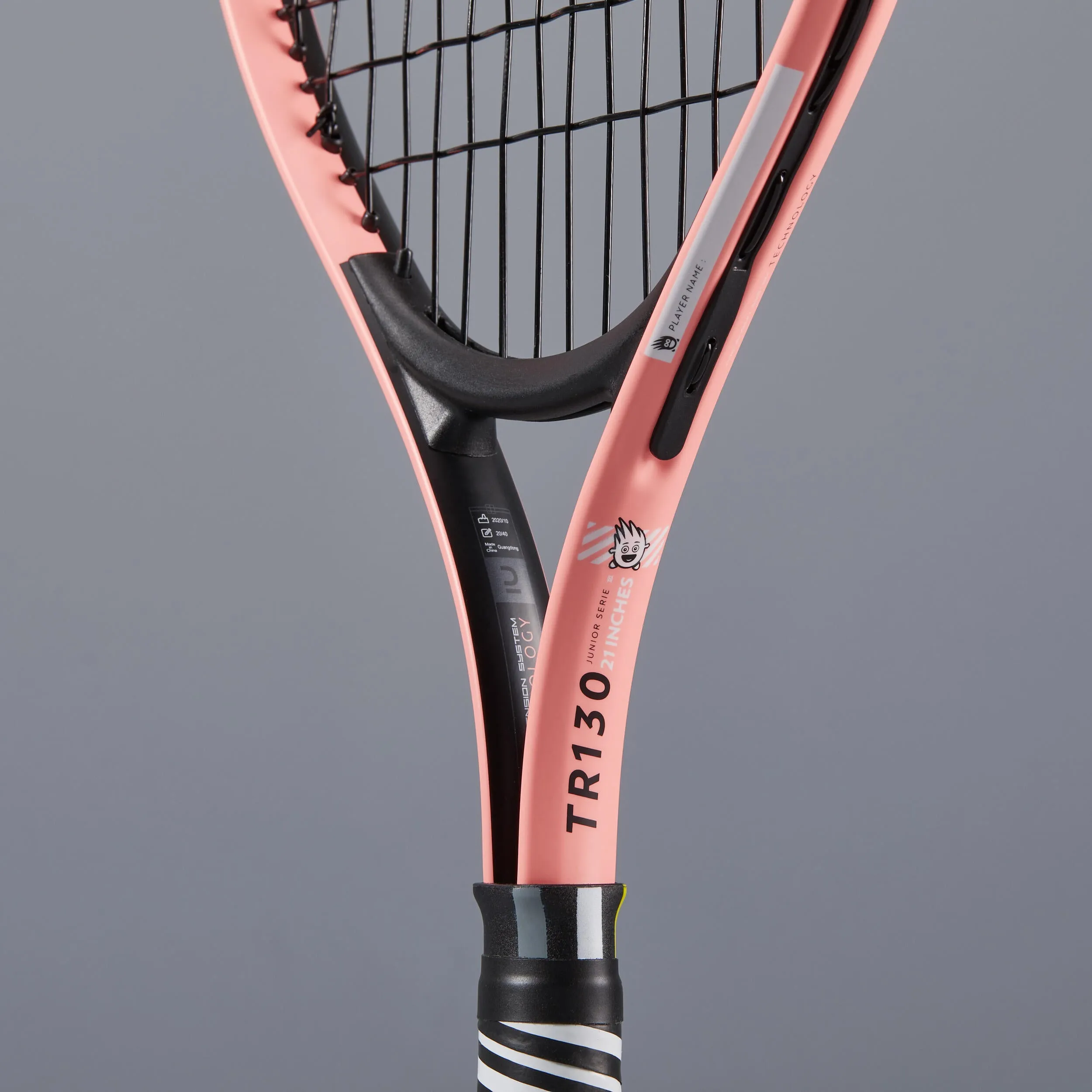 Children's tennis racket - TR130 21 pink ARTENGO, pink/black