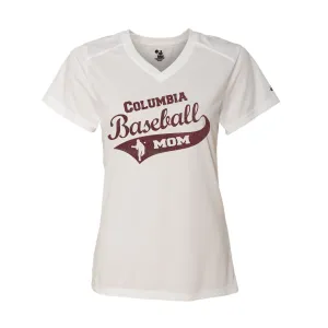 Columbia Baseball Mom B-Core V-Neck Shirt