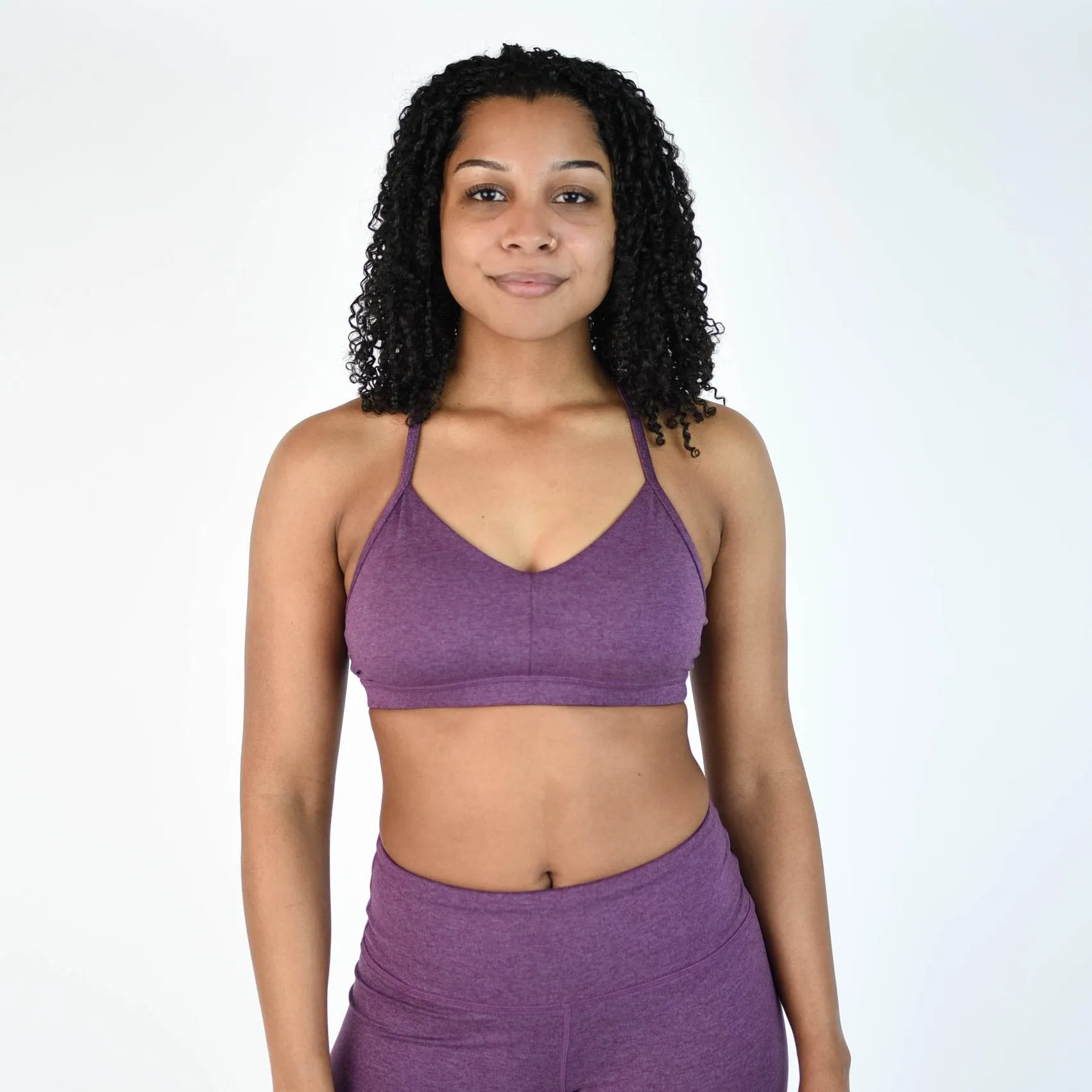 FLEO Reinette Sports Bra - Heather Wood Violet