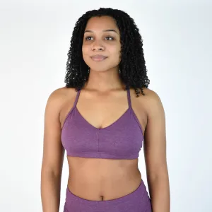 FLEO Reinette Sports Bra - Heather Wood Violet