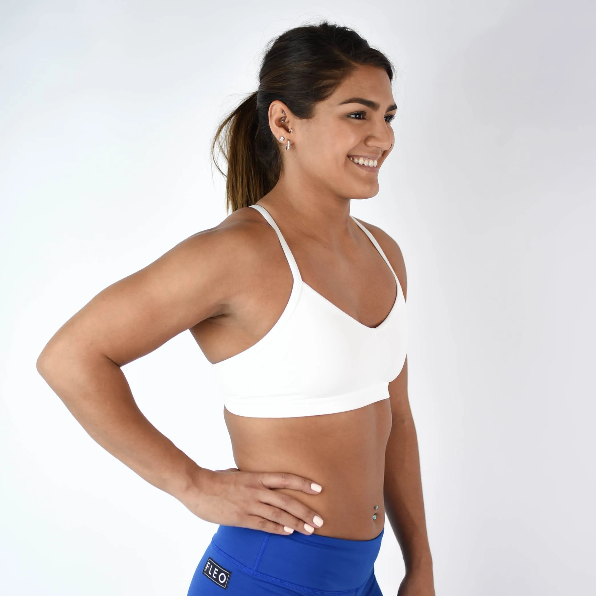 FLEO Reinette Sports Bra - White