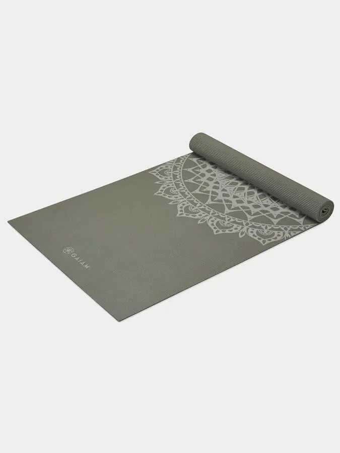 Gaiam Olive Marrakesh Yoga Mat 5mm