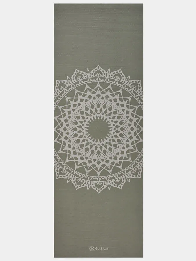 Gaiam Olive Marrakesh Yoga Mat 5mm