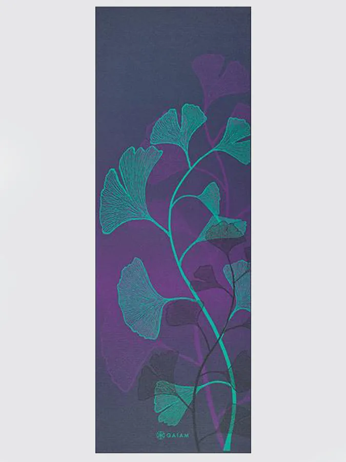 Gaiam Premium Lily Shadows Yoga Mat 6mm