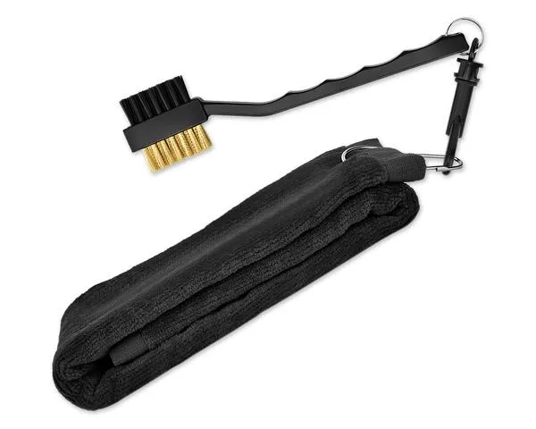 Golf Towel and Club Brush Set