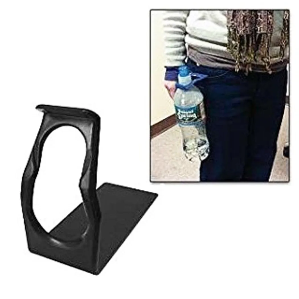 HIP-Clip Bottle Holder - Hands-Free Solution for Standard Bottles(Black)