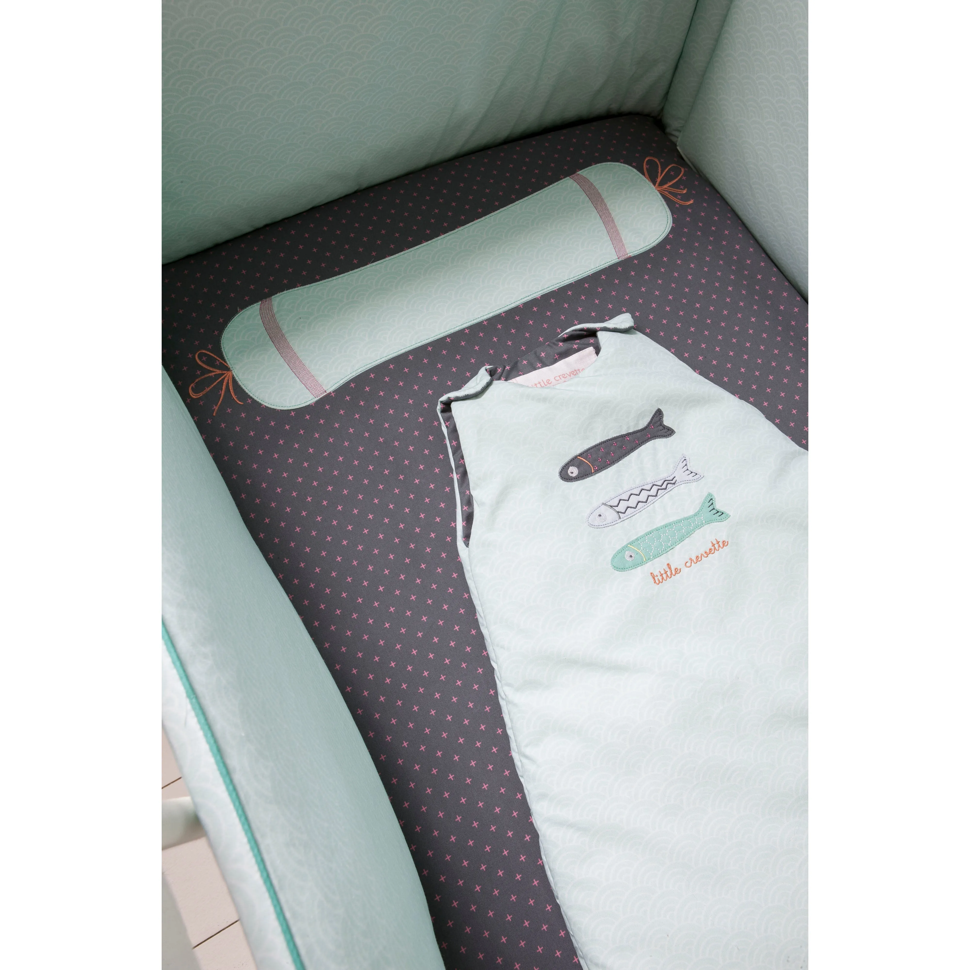 Little Crevette Sleeping Bag Poisson Lune