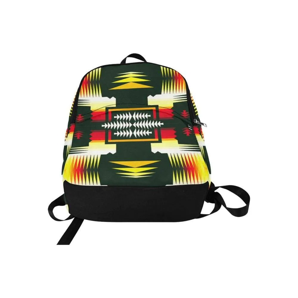 Medicine Wheel Sage Fabric Backpack for Adult