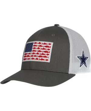 Men's Dallas Cowboys PFG Fish Columbia Flag Flex Cap