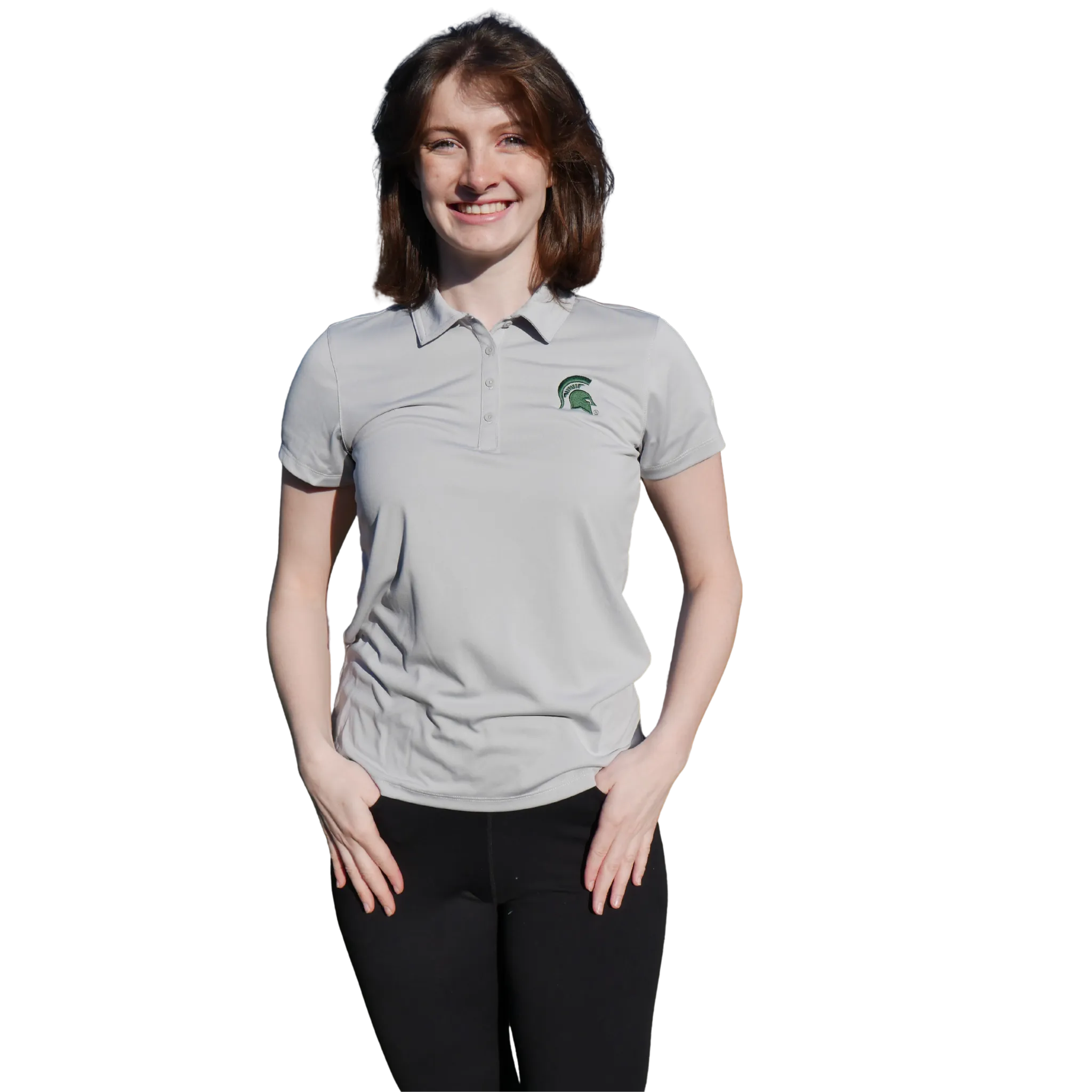 Michigan State Women's Columbia Omni-Wick Birdie Polo