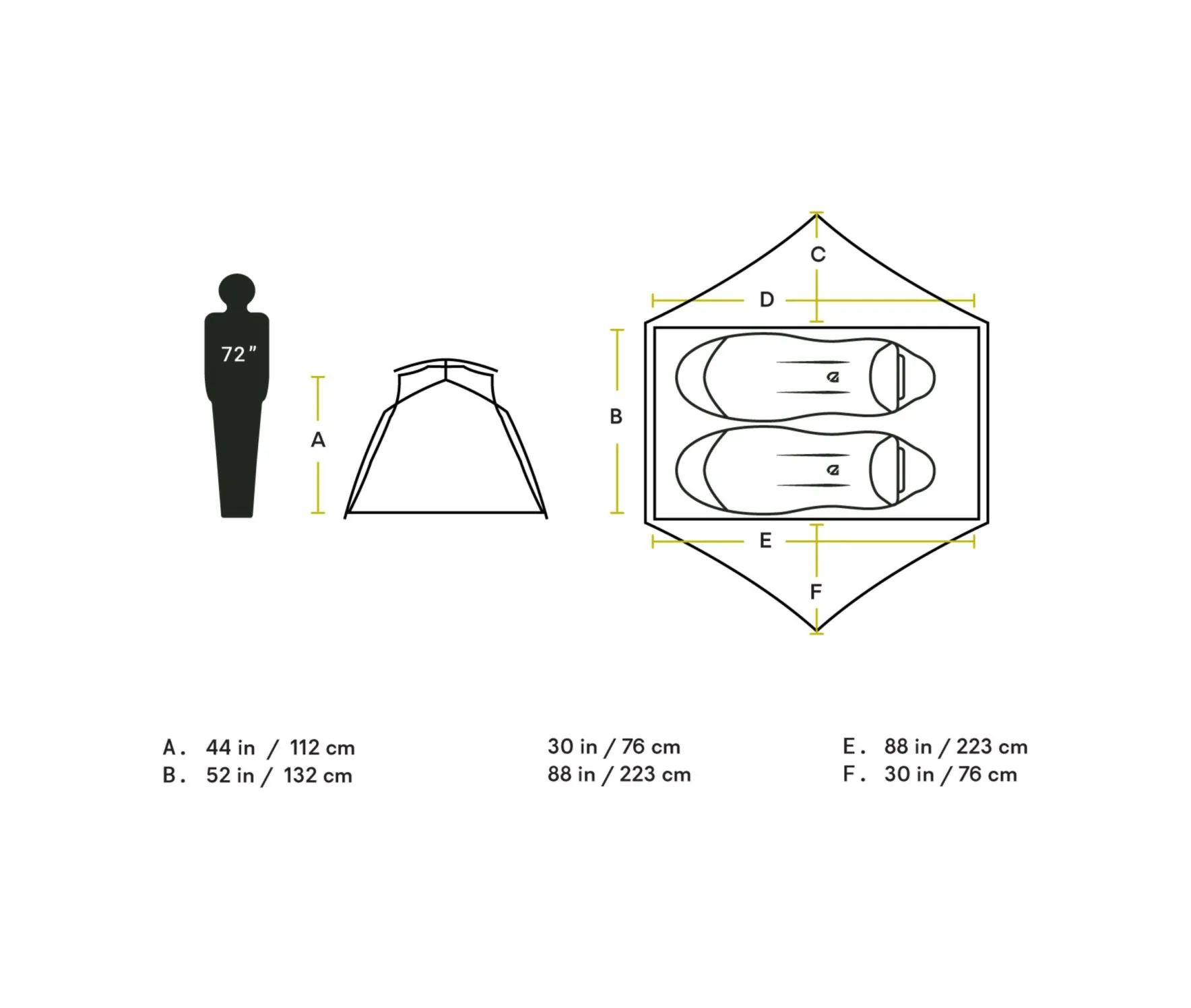 Nemo Aurora 2 Person Tent w/ Footprint