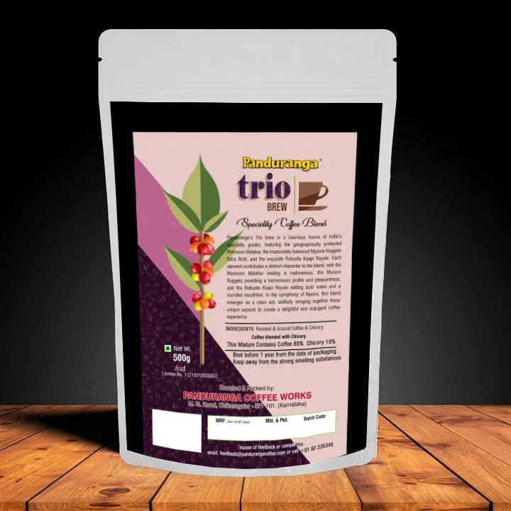 New launch - "TRIO" Speciality Blend Filter Coffee