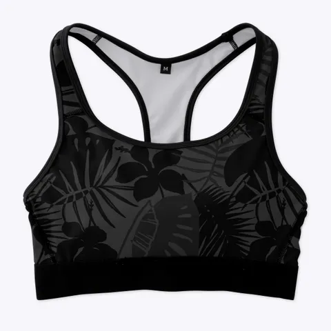 Night Palms Racerback Sports Bra