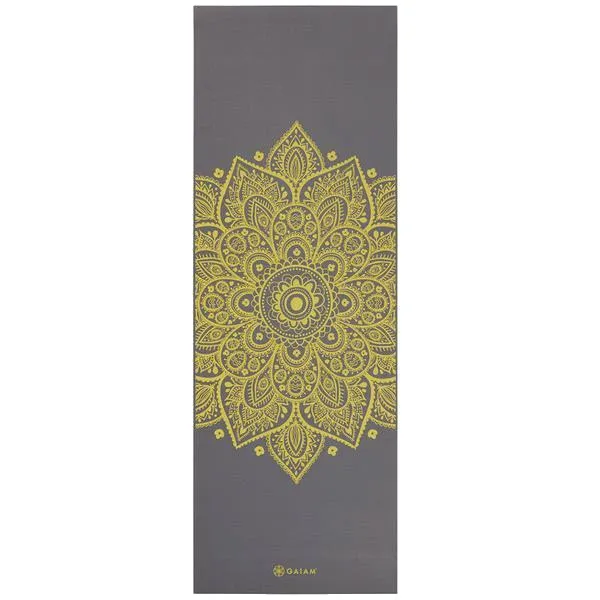 Premium Citron Sundial Yoga Mat (6mm)