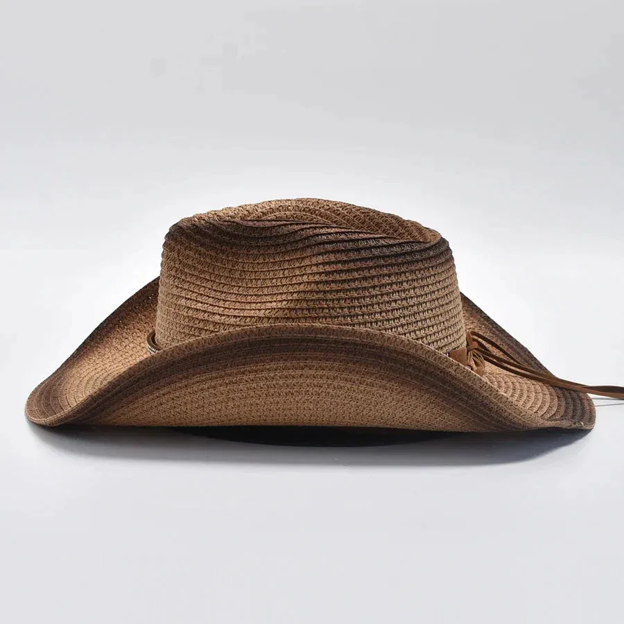 Straw Hat With Windproof Rope