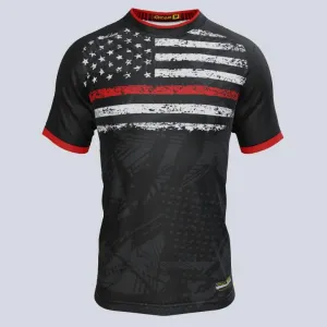 Thin Red Line 2 Custom USA Jersey