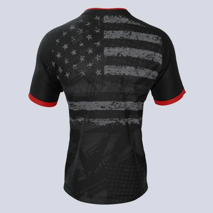 Thin Red Line 2 Custom USA Jersey