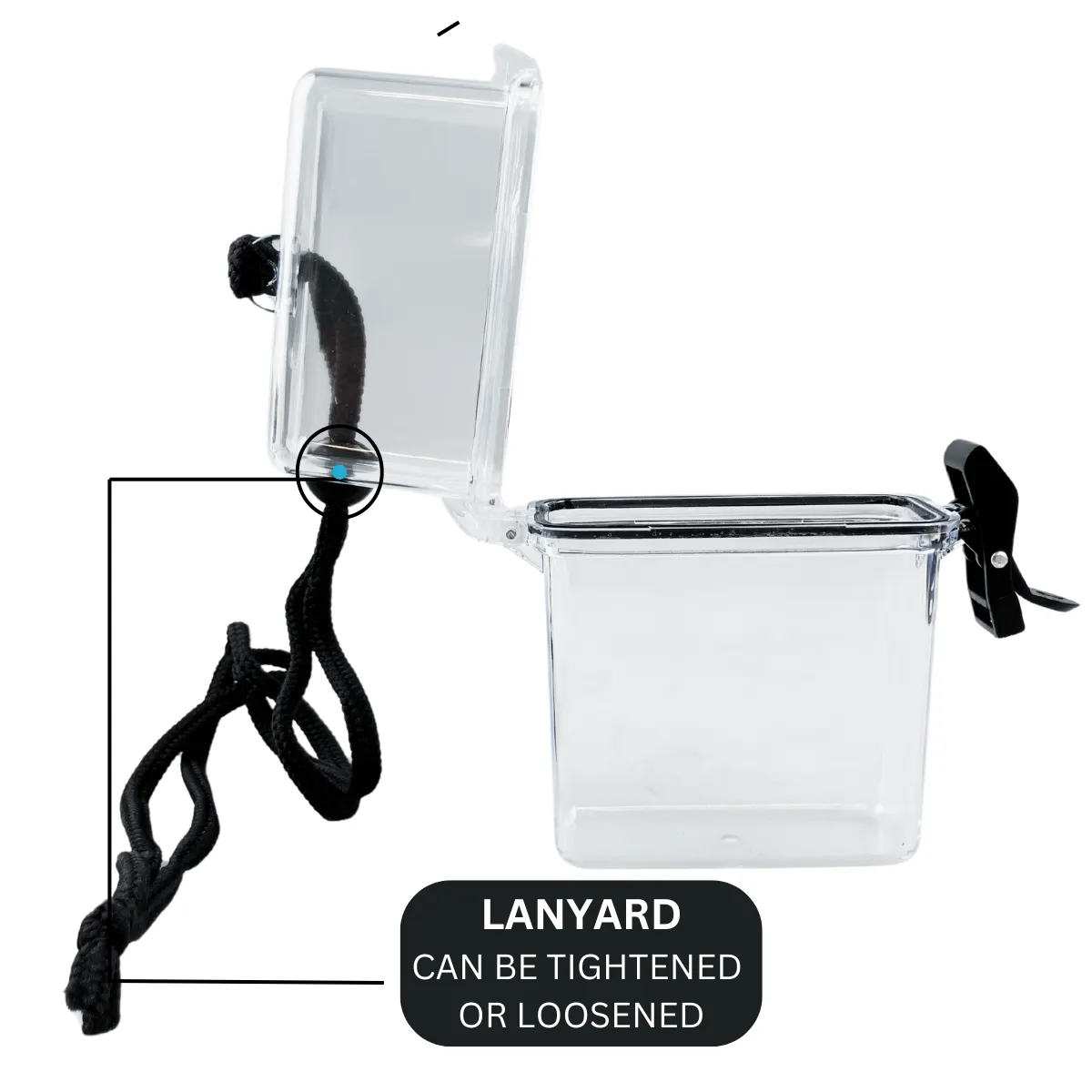 Traveler's Waterproof Box with Lanyard - TC350