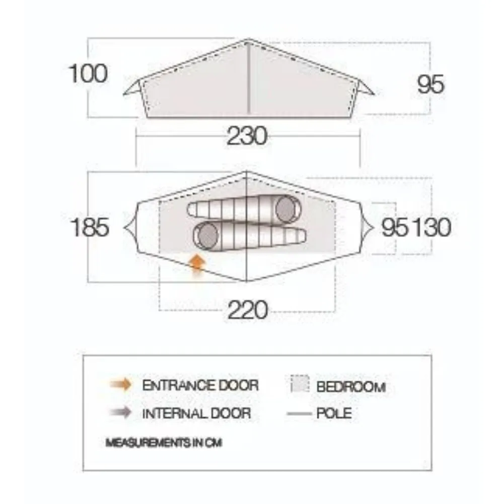 Vango Starav 200 Tent - 2 Man Trekking Tent