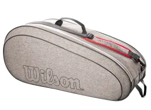 Wilson Team Pack 6-Racquet Bag Heather Grey