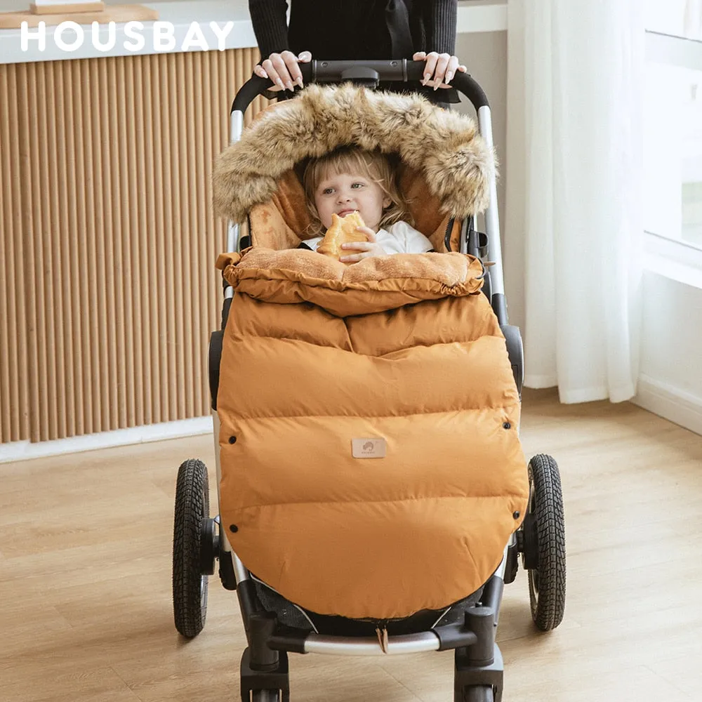 Winter Windproof and Waterproof Stroller Footmuff 0-3T