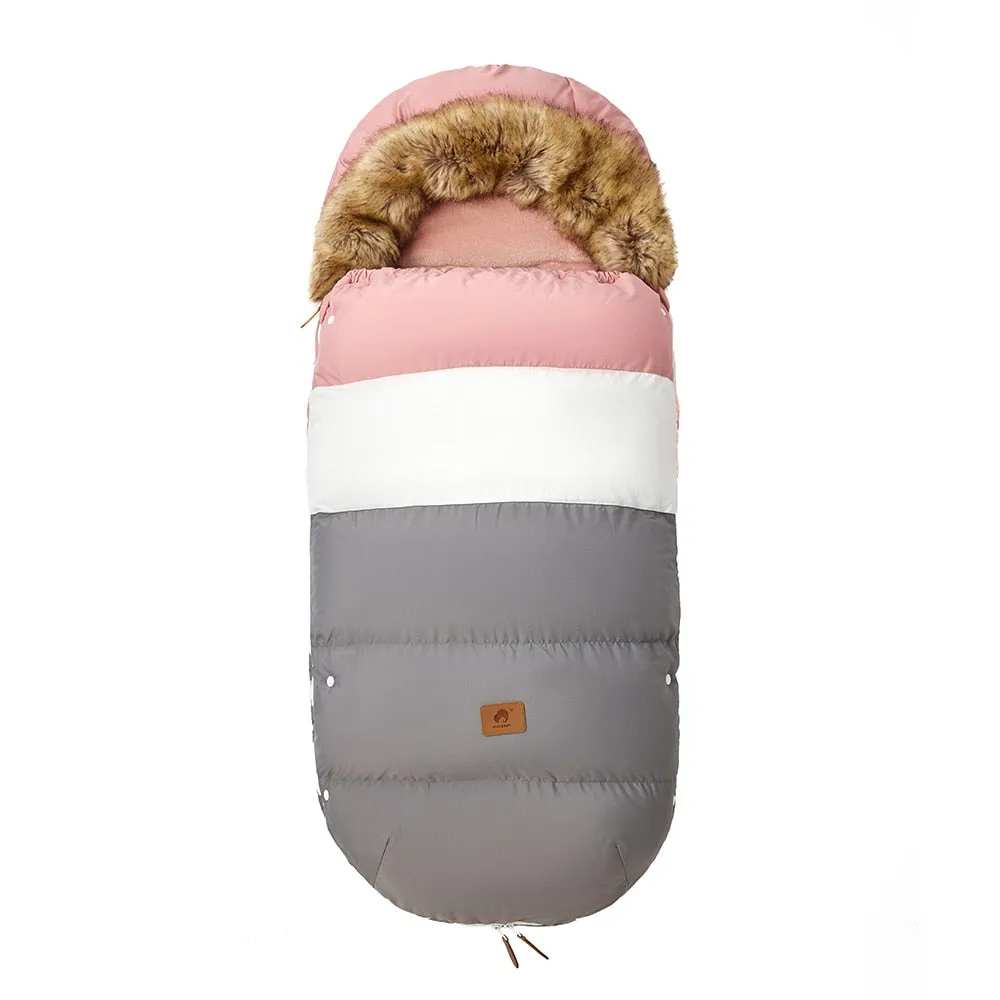 Winter Windproof and Waterproof Stroller Footmuff 0-3T