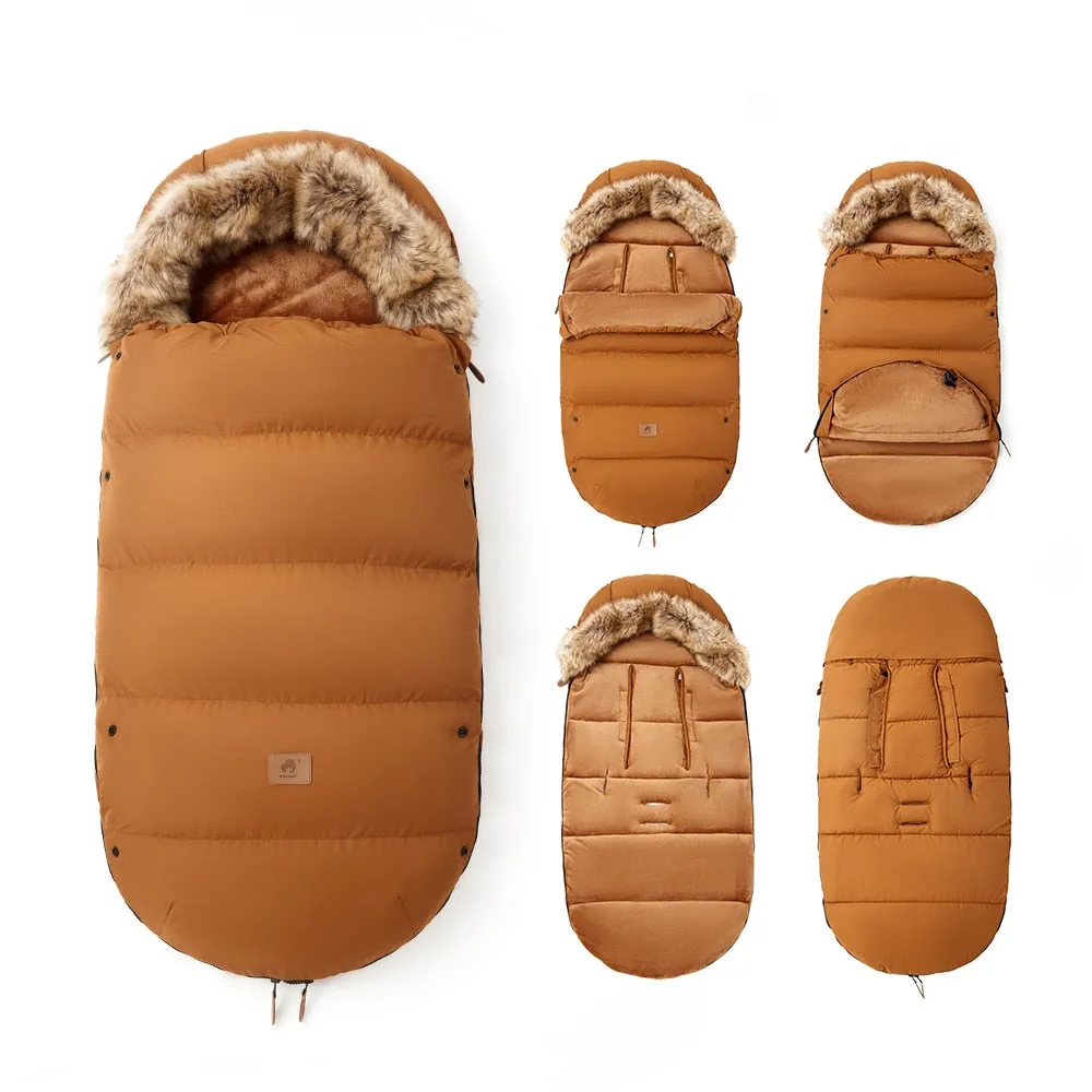 Winter Windproof and Waterproof Stroller Footmuff 0-3T