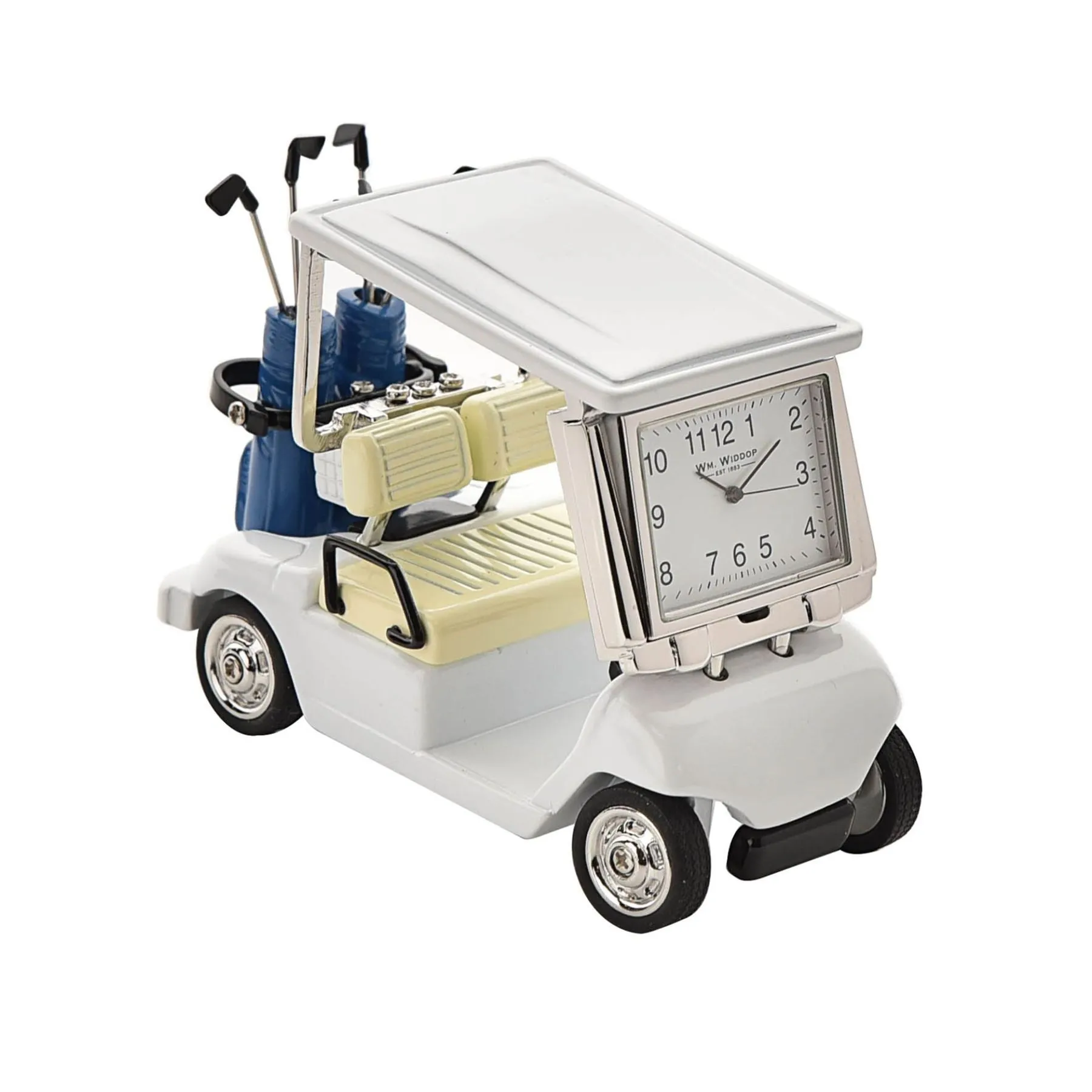 Wm.Widdop Golf Buggy Miniature Clock